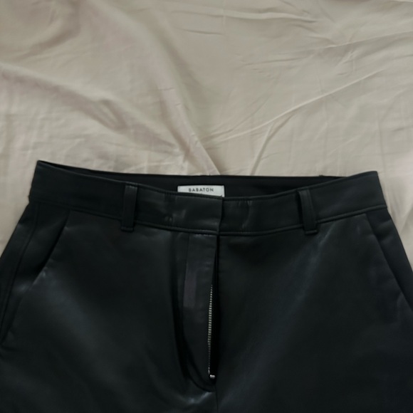 babaton leather command pants - Picture 3 of 5